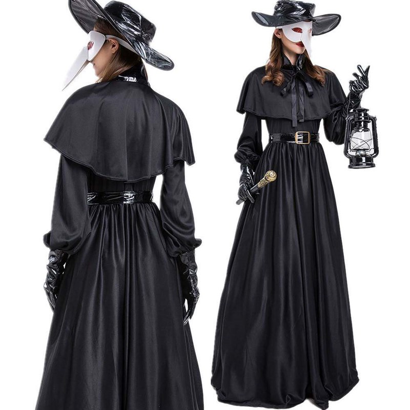 ハロウィン コスプレ衣装 牧師 ブラックローブ レディース  - Ethnic Wear Fashion Brand のレビューと価格