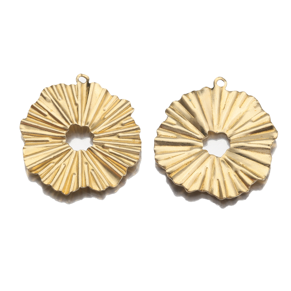 真ちゅう製のサンフラワーペンダント20ピース/ロット,女性用 - Ethnic Fashion Jewellery のレビューと価格