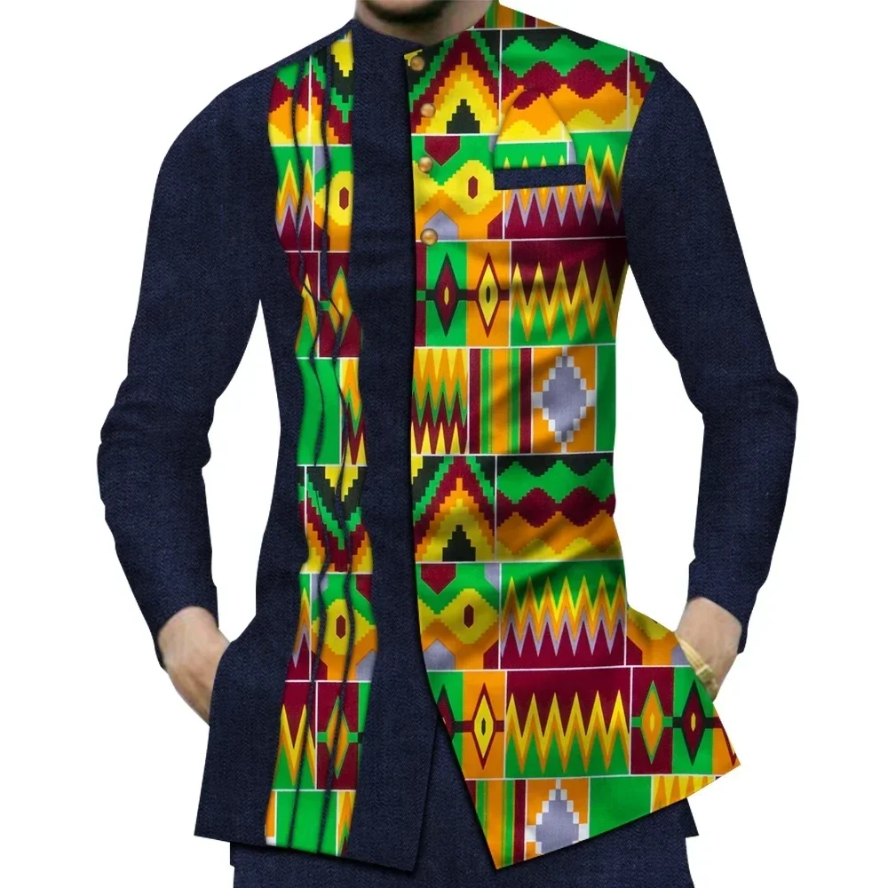 男性用の伝統的なアフリカの服,カジュアルシャツ,ダシキ,パッ - Dashiki Shirt Men のレビューと価格