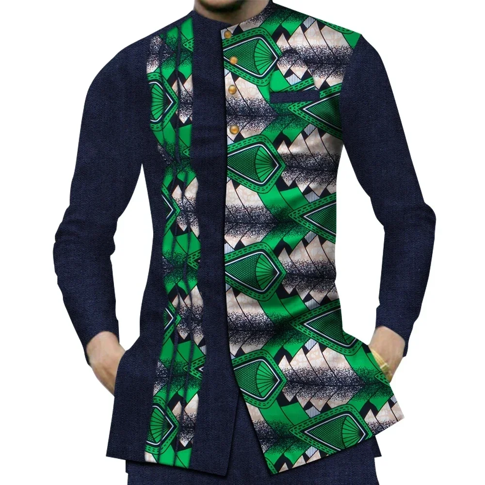 男性用の伝統的なアフリカの服,カジュアルシャツ,ダシキ,パッ - Dashiki Shirt Men のレビューと価格