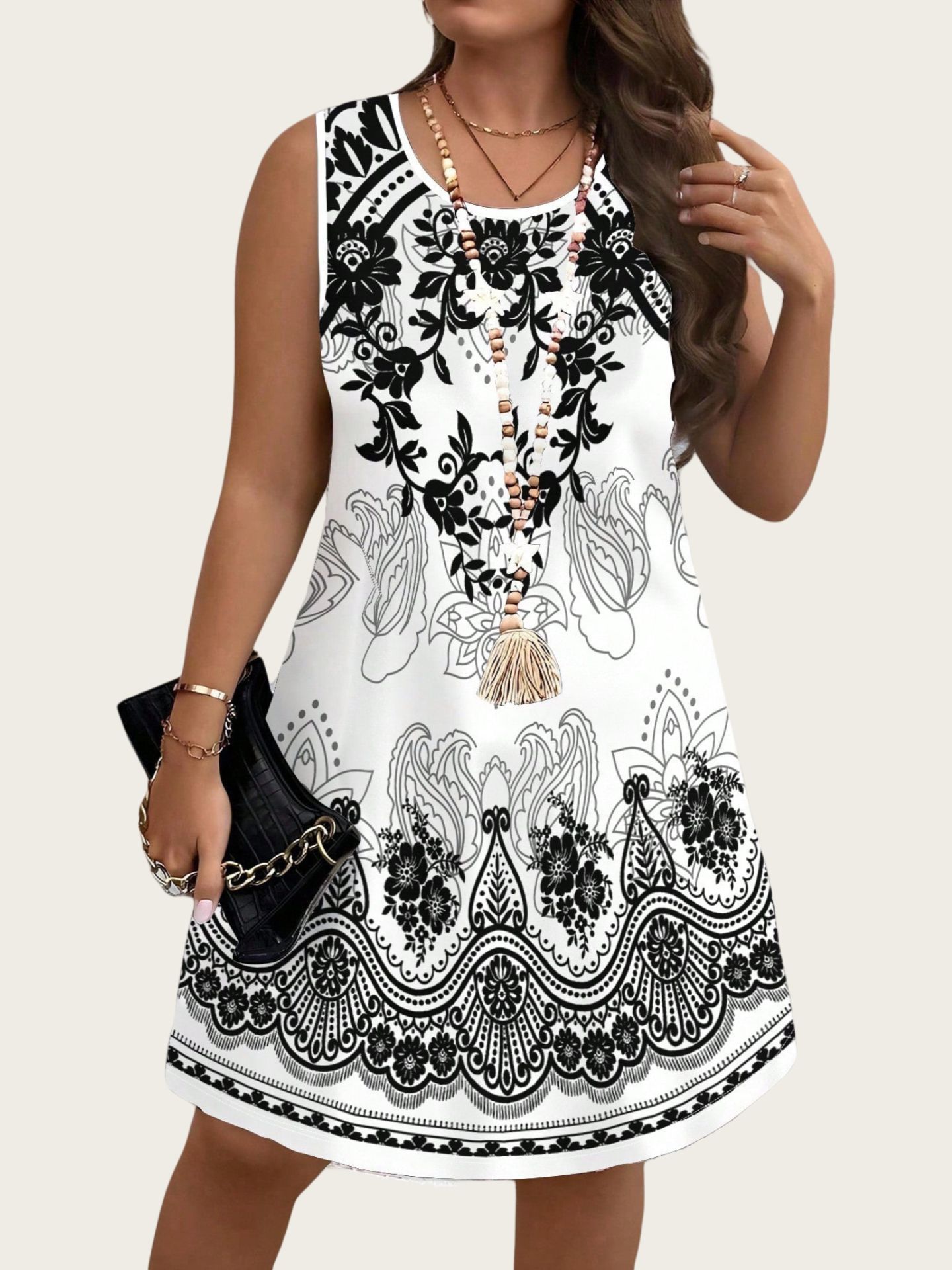 エスニックスタイルヴィンテージドレス 2026 夏の女性のド - Ethnic Style Dresses のレビューと価格