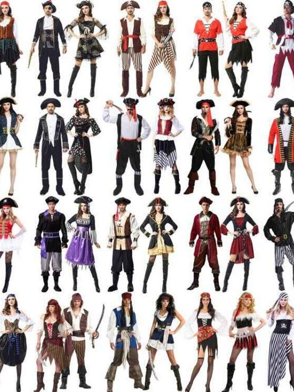 大人用ハロウィンパフォーマンス海賊コスチューム中国の舞台衣装 - Ethnic Wear Fashion Brand のレビューと価格