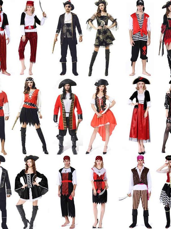 大人用ハロウィンパフォーマンス海賊コスチューム中国の舞台衣装 - Ethnic Wear Fashion Brand のレビューと価格