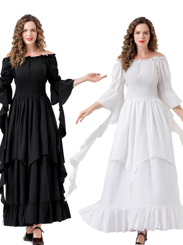 ハロウィン中世風ダンスドレス ロングガウン ヴィンテージ宮廷 - Ethnic Fashion Trends 2026 のレビューと価格