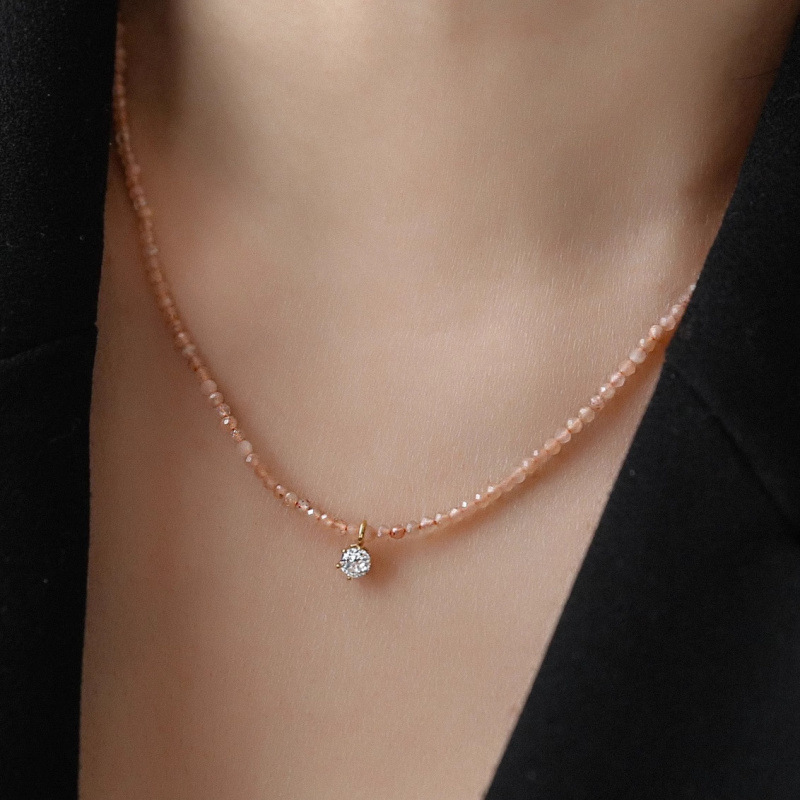 ファッションヴィンテージセクシーなジルコンペンダントネックレ - Ethnic Fashion Jewellery のレビューと価格