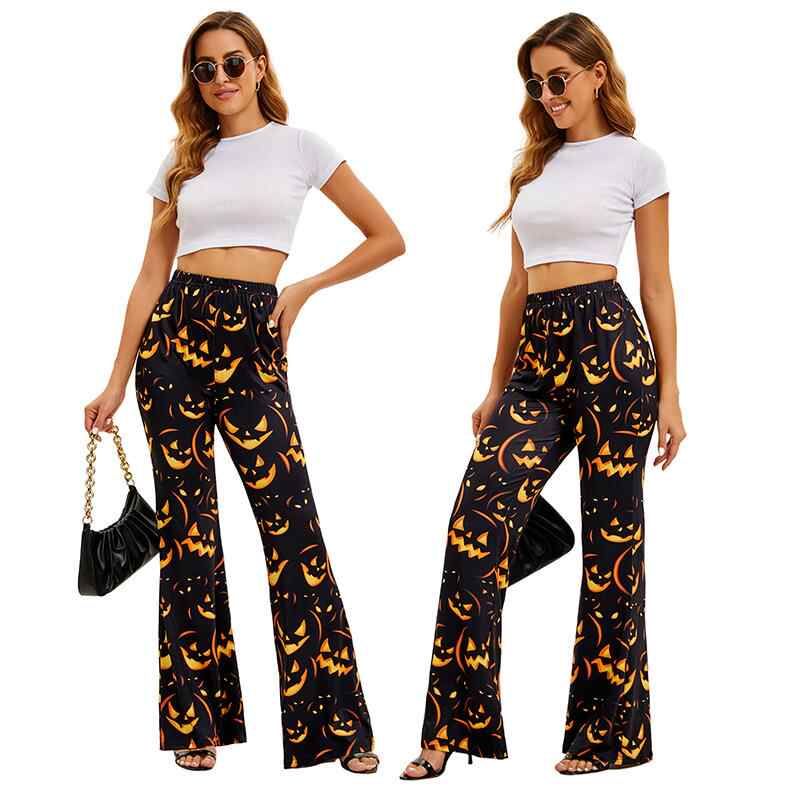 ハロウィン バット パンプキン柄 レディースパンツ エスニッ - Ethnic Wear Fashion Brand のレビューと価格