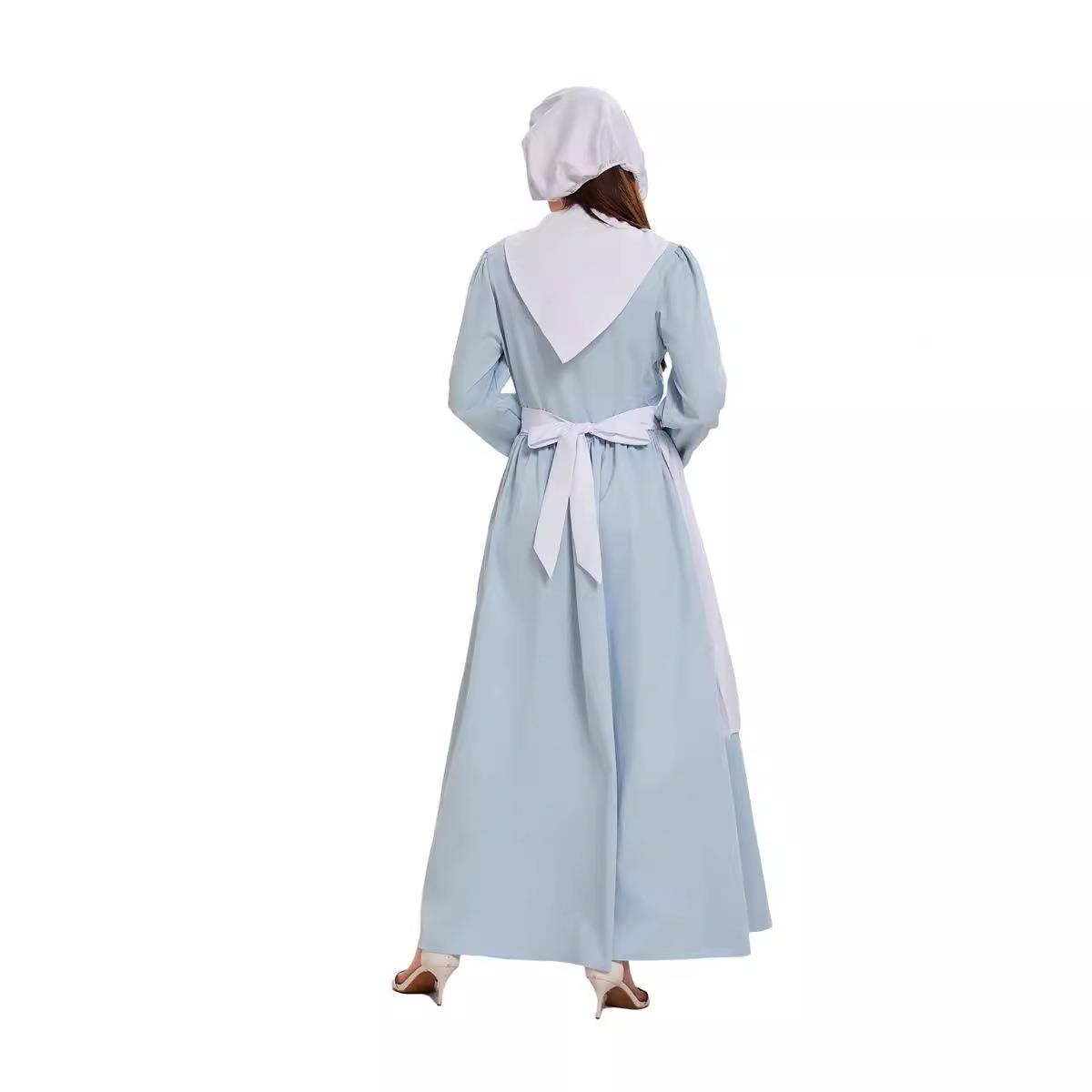 ブルーハロウィン COS ドレス エプロン付き フレッシュカ - Ethnic Style Dresses のレビューと価格