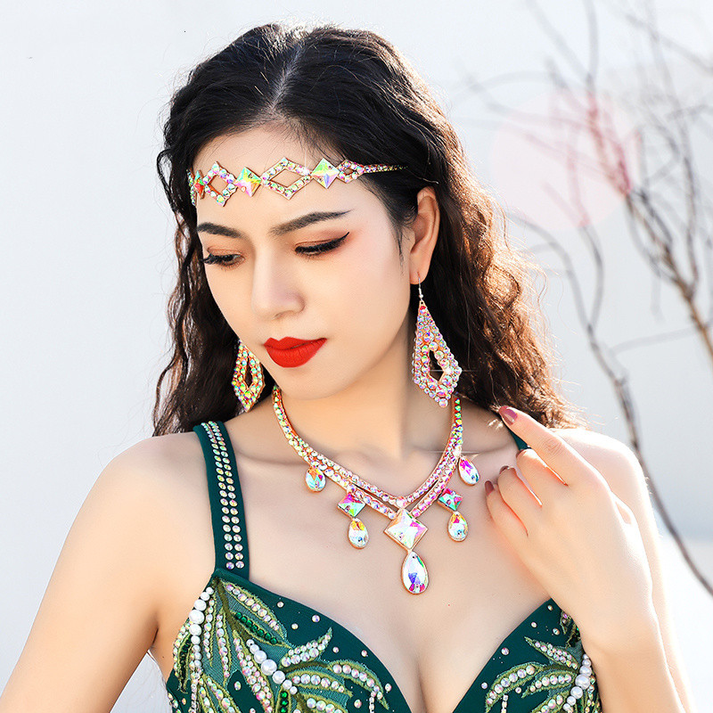 女性ラインストーン額ヘッドチェーンヘッドバンド自由奔放に生き - Ethnic Fashion Jewellery のレビューと価格