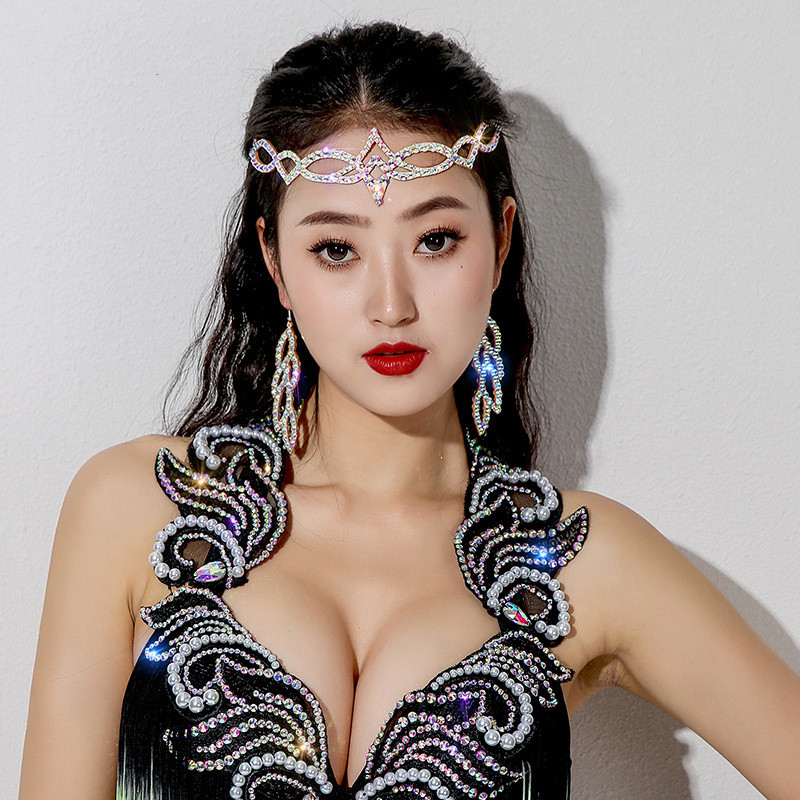 女性ラインストーン額ヘッドチェーンヘッドバンド自由奔放に生き - Ethnic Fashion Jewellery のレビューと価格
